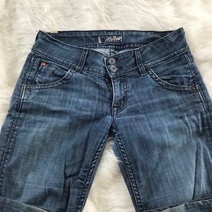 Hudson flap pocket bootcut jean